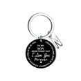 thumbnail image 4 of Creative DIY To My SON Black Stainless Steel Last Name 26 Letter Keychain 2.5cm, 4 of 8