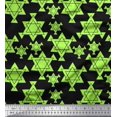 thumbnail image 1 of Soimoi Rayon Fabric Star Tetrahedron Geometric Decor Fabric Printed Yard 42 Inch Wide, 1 of 3