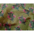 thumbnail image 4 of oneOone Silk Tabby Fabric Leaves & Floral Block Decor Fabric Printed BTY 42 Inch Wide, 4 of 4