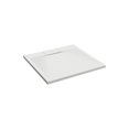 thumbnail image 1 of Emberveil White SMC Shower Base 36" x 36" – Low Profile Anti-Slip Stone Texture with Side Drain, 1 of 1