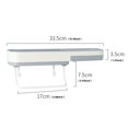 thumbnail image 3 of Bathroom Non-Perforated Soap Box Shelf Bathroom Supplies Towel Rack Non-Marking Stickers Bathroom Rack Wall-Mounted Soap Box, 3 of 5