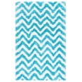 thumbnail image 4 of Safavieh Barcelona Carmella Zigzag Stripes Shag Area Rug, 4 of 7