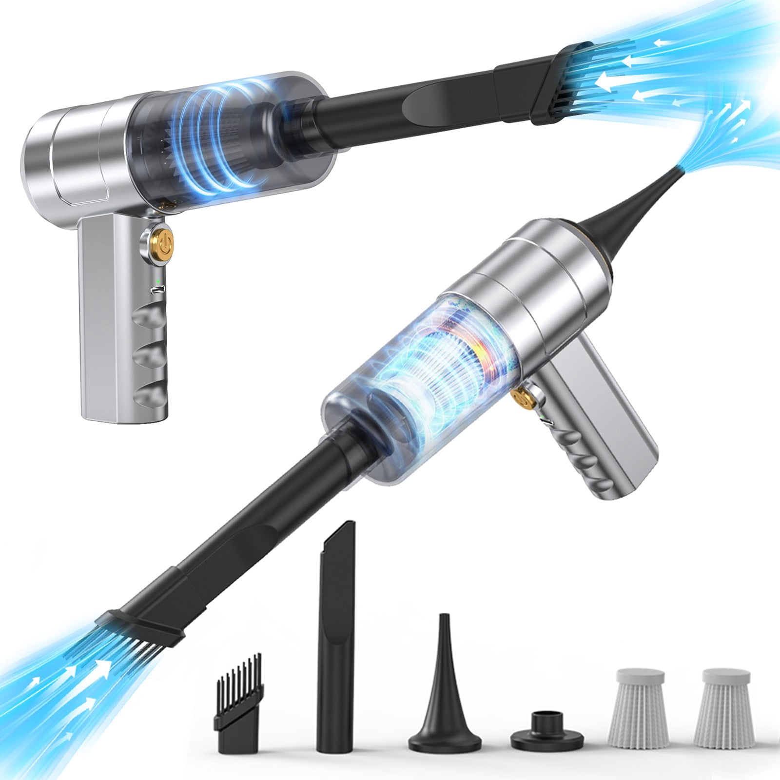 Handheld Vacuum Cleaner Car Portable Handheld Small Vacuum Cleaner Wireless Home Car-Use Rechargeable High Power Powerful Vacuum Cleaner Car Vacuum Cleaner