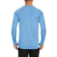thumbnail image 3 of cllios Men's Sun Protection Shirts UV SPF UPF 50+ Long Sleeve Rash Guard Summer Quick Dry Breathable Fishing Tshirts, 3 of 3