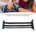 thumbnail image 3 of PCIE 5.0 Riser Cable, GPU Graphics Card Extension Cable X16 128Gbps with Shielded Slots for PC Case Server ITX Builds, Plug and Play, 3 of 7