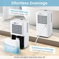 thumbnail image 4 of Costway 32 Pints Dehumidifier for Home 2000 Sq.Ft Portable Dehumidifier for Bedroom 2000 sq.ft Coverage Area, 4 of 10