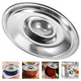 thumbnail image 3 of Stainless Steel Universal Lid 10cm Mini Stainless Steel Bowl Lid Cooking Pot Cover Seasoning Basin Lid Cookware Lid Replacement, 3 of 8