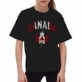 thumbnail image 4 of GDREDA Canada T-Shirts Imprimé Drapeau Filles T-Shirt à Manches Courtes Été Col Rond T-Shirt Coupe Décontractée T-Shirts Basiques, 4 of 6