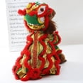 thumbnail image 1 of Cute Lion Dances Dog Costume With Horn New Year Cat Dog Clothes For Small Medium Large Dogs New, 1 of 5