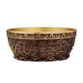 thumbnail image 2 of BKER Feng Shui Wealth Position Bowl Pure Copper 415 Grams 0.92 Pounds Double Appearing Base Wealth Treasury With Wealth Inscription Desk Altar Sacred Decorat, 2 of 7