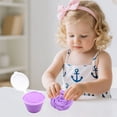 thumbnail image 4 of Purple Solid Color Butter Slime Clay Toy Non Settling Stretchy Diy Craft Purple Color With Accessories For Creative Play, 4 of 7