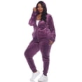 thumbnail image 4 of White Mark Ensemble de Survêtement en Velours pour Femmes, 2 Pcs, 4 of 6