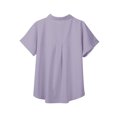 thumbnail image 3 of Birdeem Fashion Woman Causal Button Solid Blouse Short Sleeve T-Shirt Summer Tops, 3 of 6