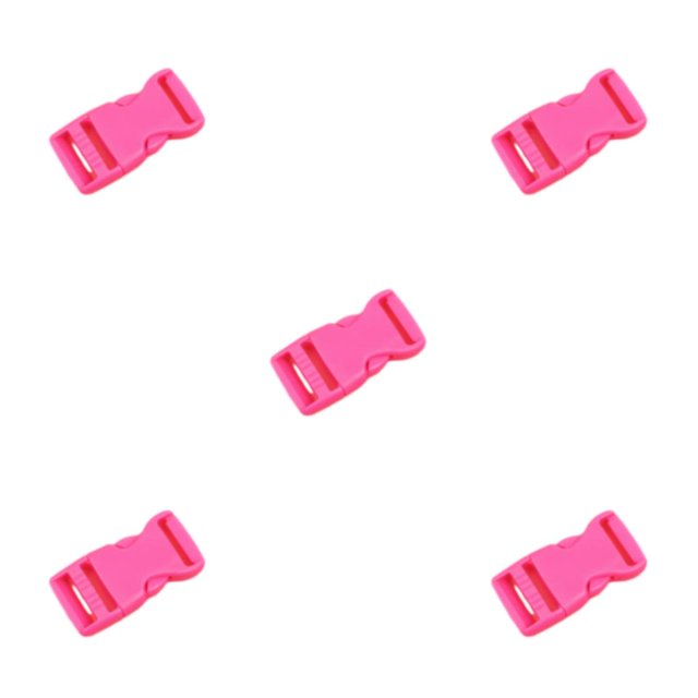 Transemion 10pcs Clasp Belt Buckles Designed To Life Easier Wherever Are Multi-Color Rose Red 5Set