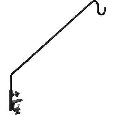 Urban Deco Heavy Duty Deck Rail Pole Deck Hook, Extensible and Adjustable Deck Hook for Hanging Bird Feeder, Plants, Suet Baskets,Wind Chimes,Lanterns (Deck Hook-1 Pack)