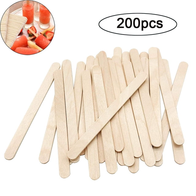 Oleegame 1PC Trashcans For Bedroom Ice Sticks Pcs Natural Sticks Sticks Craft Wood Craft 200 Kitchen,Dining & Bar