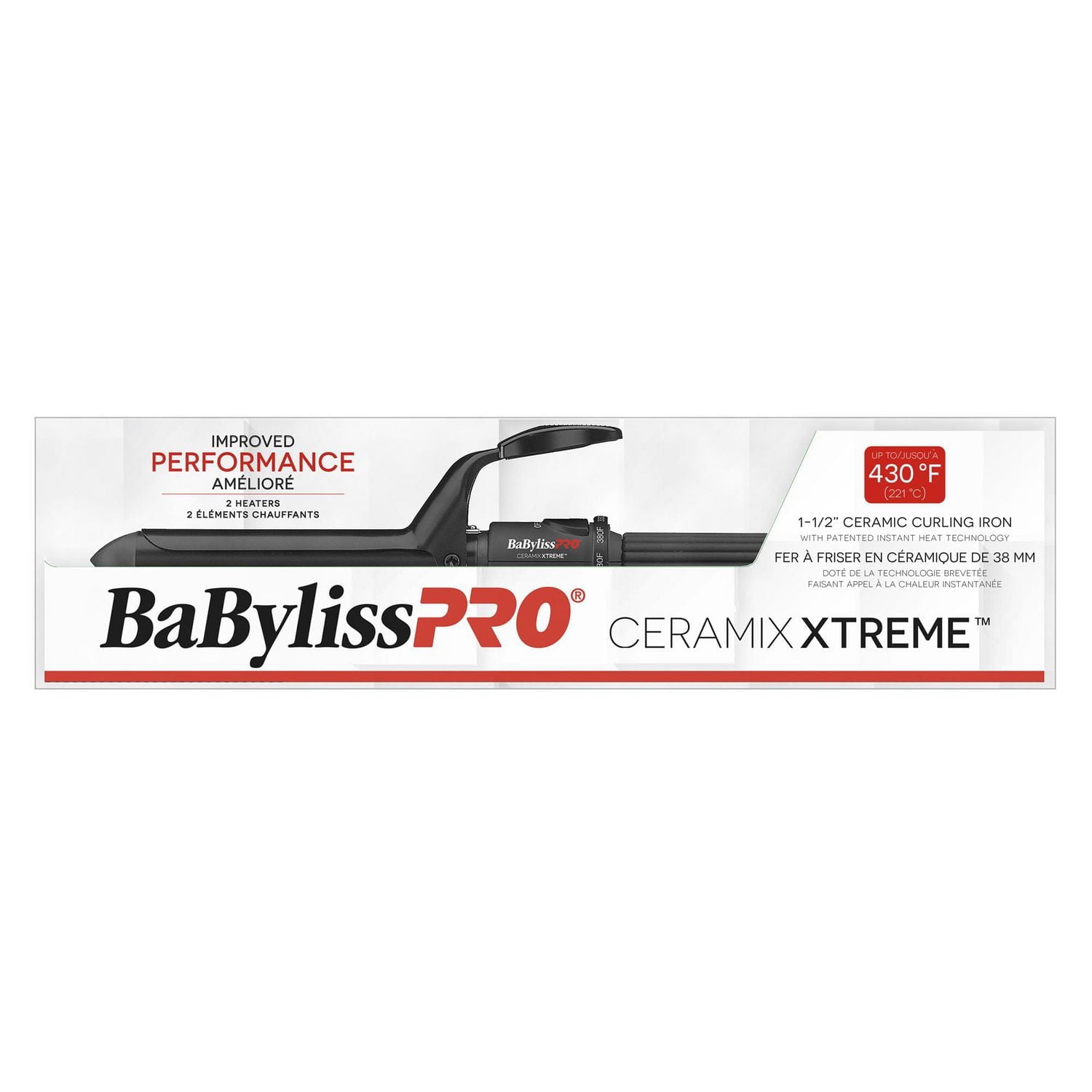 Babyliss Pro Ceramix Xtreme Fer à friser professionnel en céramique 1-1/2 Barrel