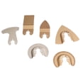 thumbnail image 2 of Oscillating Saw Blade Set, 6PCS  Cemented Carbide Mixed Multitool Saw Blade Electrophoretic Coating Wear Resistance  For Concrete, 2 of 8