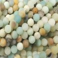 thumbnail image 3 of CHUANK Perles Rondes Mates Amazonite 6mm Pierre Précieuse Véritable Fabrication de Bijoux Naturels, 3 of 5