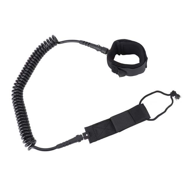 9.8ft Surf Leash Spiral 7mm Thickness TPU Coiled Paddle Board Leash Paddleboard Rope for Surfing and Paddleboarding