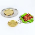 thumbnail image 1 of Stainless Steel Dinner Plates Lunch Plates Breakfast Plates 10inch, 1 of 9