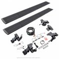 thumbnail image 1 of Go Rhino Running Board 20444587T E-Board E1; Protective Bedliner Coating; Black; Aluminum; Lighted; Rocker Panel Mount, 1 of 5
