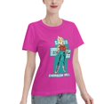 thumbnail image 2 of T-Shirt Basique à Manches Courtes pour Femmes Super Saiyan, 2 of 6