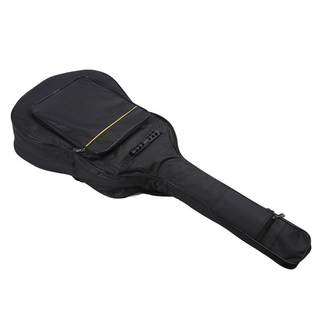 Acoustic Guitar Bag, 4.9 Inches Thickness Waterproof Compatibility Thick Foam High Density Guitar Case Gig Bag Rubberized Base for Performance