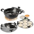 thumbnail image 1 of Vinod Multi Kadhai (Hard Anodized) - Idli Maker, Dhokla Maker, 26 cm Kadai, 1 of 1