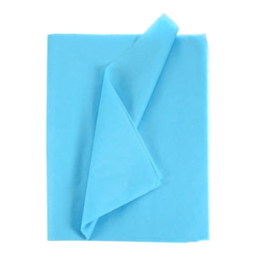Unique Bargains 24 Sheets Tissue Paper 14" x 20", Tissue Paper for Gift Bags Tissue Paper Blue for Gift Wrapping