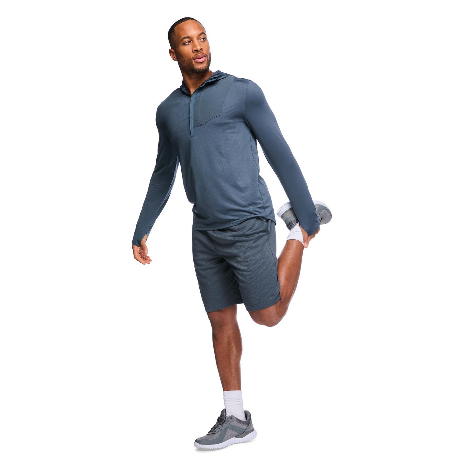 Athletic Works Men's Quarter Zip Hoodie