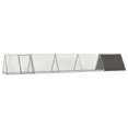 thumbnail image 1 of vidaXL Rabbit Cage Anthracite 504.5x80.5x71 cm Galvanised Steel, 1 of 4