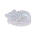 thumbnail image 1 of Natural Quartz Crystal Sleeping Cat Decoration Crystal Cat Sleeping Statue 2 Inch Opal Cat Crystal Statue Statue For Home Meditation, 1 of 9