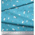 thumbnail image 2 of Soimoi Poly Georgette Fabric Notes,Guitar & Saxophones Musical Instrument Fabric Prints by Yard 52 Inch Wide, 2 of 3