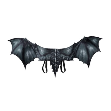 yingyy Ailes de Pignon de Dragon Légères Accessoires pour Événements de Cosplay pour Adultes Est le Meilleur Cadeau pour Amis Halloween Noir
