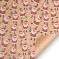 thumbnail image 1 of PVCS Holiday Reversible Wrapping Paper Bundle, Rustic Christmas (Pack of 1, 145 sq. ft. ttl) Santa, 1 of 6