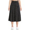 thumbnail image 1 of George Women's Button Front Midi Skirt, 1 of 6