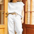 thumbnail image 3 of Pull-over Couleur Unie pour Femmes Pulls Lâches à Manches Longues, 3 of 7