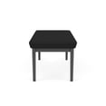 thumbnail image 5 of Lenox Steel Reception Waiting Room 2-Seat Bench / Charcoal Steel / Black, 5 of 5