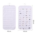 thumbnail image 3 of 80 Pockets Hanging Jewelry Organizer Space Saving Hanging Organizer for Small Items Organization, 3 of 4