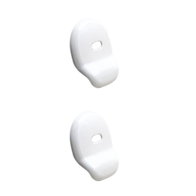 Youkk Stylish And Easy Installation Rear Door Handle Trim Exterior Durable And Long-Lasting ABS Materials moon white 2Set