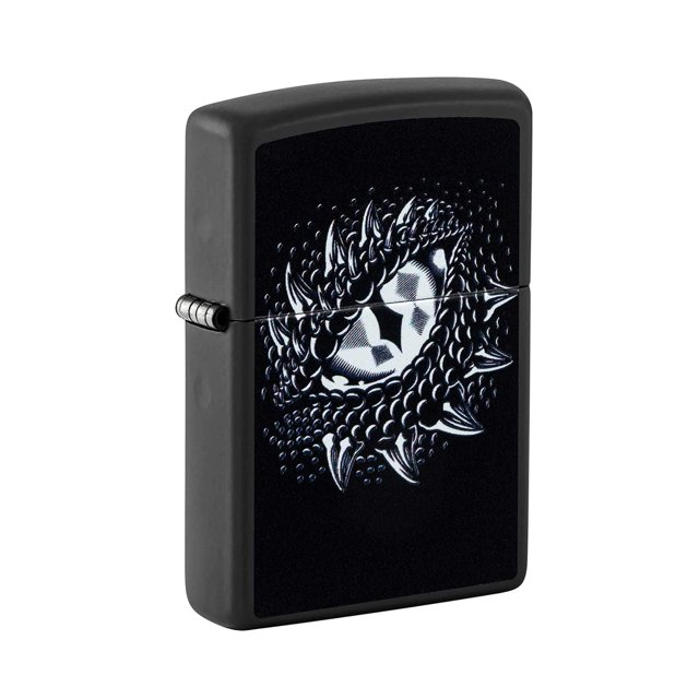 Zippo 48608 Black Light Dragon Eye Design Windproof Pocket Lighter