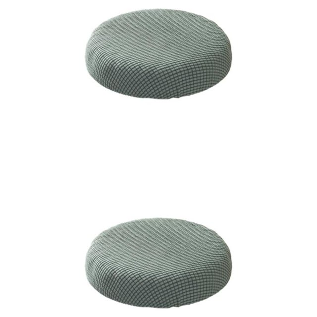 kurtrusly Stylish Round Cushions For Stools – Seating Experience Stool Cushions Polyester Seat Covers Mild Waterproofing pine green 2Set