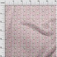 thumbnail image 3 of oneOone Silk Tabby Pink Fabric Beach Sewing Craft Projects Fabric Prints By Yard 42 Inch Wide, 3 of 4