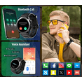 thumbnail image 3 of Refurbished Tikland 1.39 Smartwatch with Bluetooth for Men, Black, 3 of 3