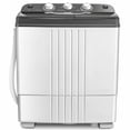 thumbnail image 2 of Gymax Portable Washing Machine Compact Twin Tub 20 lbs Capacity Washer Spinner, 2 of 10