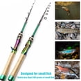 thumbnail image 2 of Telescopic Fishing Rod 6 Sections Spinning Rod/ Casting Rod UL Ton Slow Speed With Smooth Ceramic Guide Ring For Outdoor Fishing Carbon Hand Rod 5.5/ 5.9/ 6.5ft, 2 of 6
