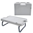 thumbnail image 4 of Table Pliante Extérieure, Structure Compacte en Plastique Verrouillage Ferme Robuste Tables de Pique-Nique Portables pour Voyage, 4 of 8