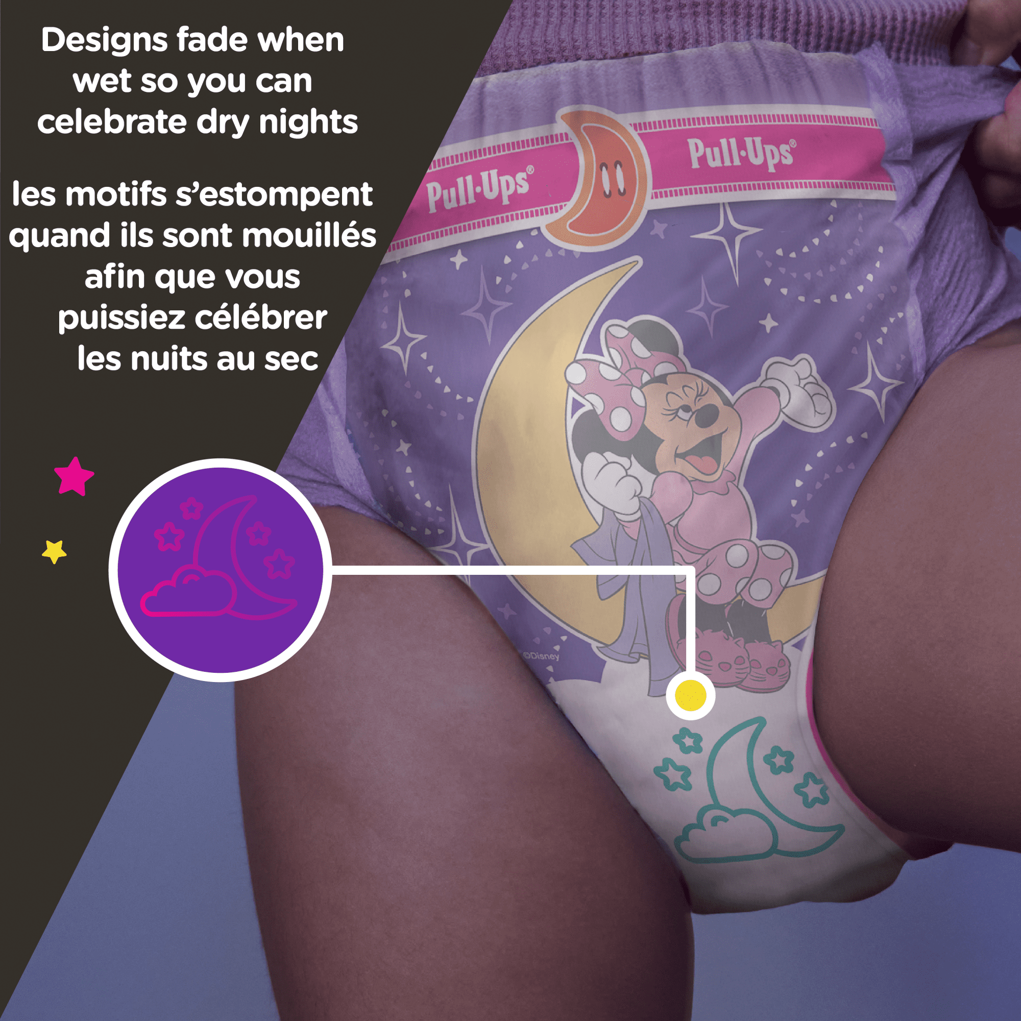 Pull-Ups Girls' Night-Time Potty Training Pants, 3T-4T (32-40 lbs), 108 Ct