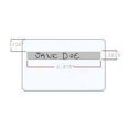 thumbnail image 1 of ID Zone Premium White CR80 30 Mil Cartes Signature en PVC - Lot de 1000, 1 of 4